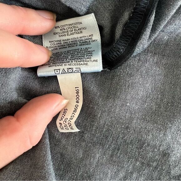 Express Denim Puff Sleeve Mini Shift Dress – Western Cottagecore Size S - Picture 8 of 9